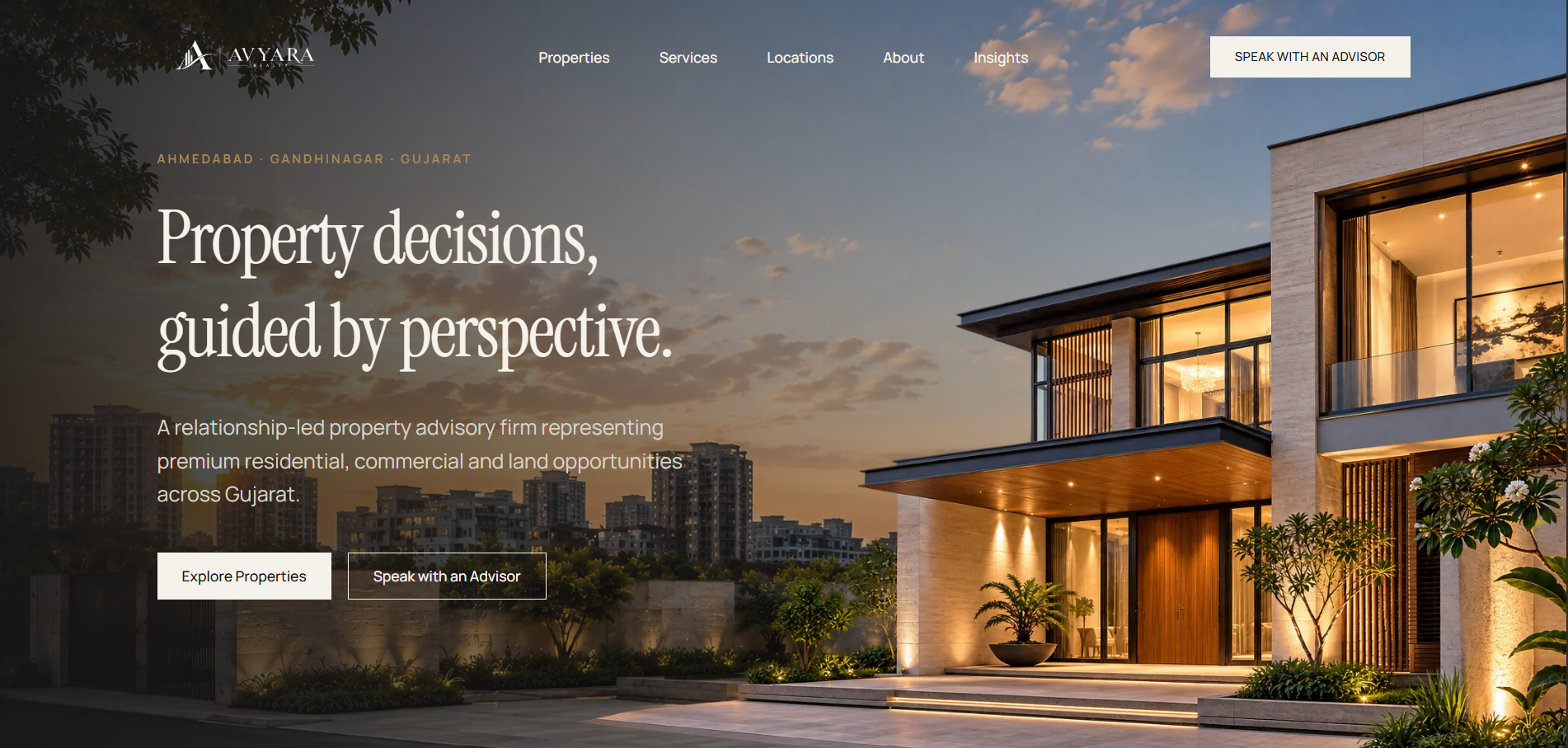 Avyara Realty Full Production Screenshot
